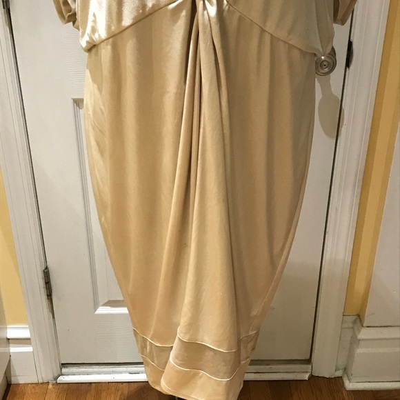 NWT ABS Champagne color dress size 1X - Picture 3 of 15